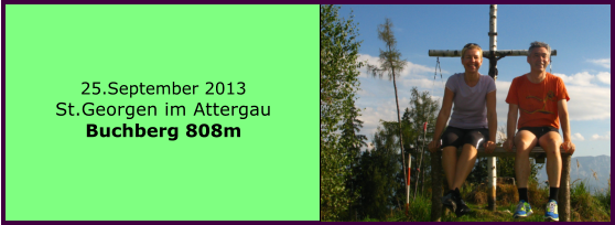 25.September 2013 St.Georgen im Attergau Buchberg 808m