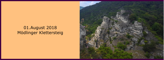 01.August 2018 Mdlinger Klettersteig