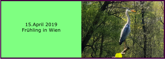 15.April 2019 Frhling in Wien