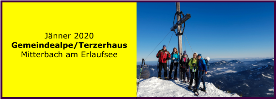 Jänner 2020 Gemeindealpe/Terzerhaus Mitterbach am Erlaufsee
