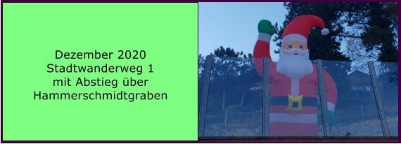 Ranach 80   Ranach 80    Dezember 2020 Stadtwanderweg 1 mit Abstieg ber  Hammerschmidtgraben