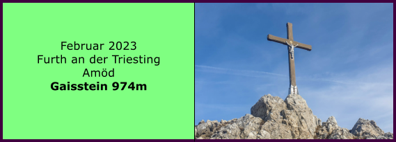 Ranach 80   Ranach 80   Februar 2023 Furth an der Triesting Amd Gaisstein 974m