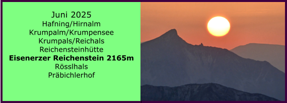 BERICHT  FOLGT BERICHT  FOLGT Ranach 80   Ranach 80   Jnner 2024 Steinbach am Attersee Kienklause Bramhosen 960m Praterstern Keinklause    BERICHT  FOLGT BERICHT  FOLGT Ranach 80   Ranach 80   Juni 2025 Hafning/Hirnalm Krumpalm/Krumpensee Krumpals/Reichals Reichensteinhtte Eisenerzer Reichenstein 2165m Rsslhals Prbichlerhof