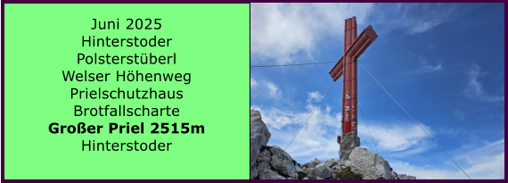 BERICHT  FOLGT BERICHT  FOLGT Ranach 80   Ranach 80   Jnner 2024 Steinbach am Attersee Kienklause Bramhosen 960m Praterstern Keinklause    BERICHT  FOLGT BERICHT  FOLGT Ranach 80   Ranach 80   Juni 2025 Hinterstoder Polsterstberl Welser Hhenweg Prielschutzhaus Brotfallscharte Groer Priel 2515m Hinterstoder