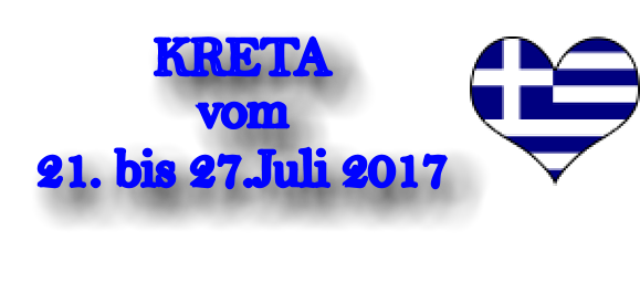 KRETA   vom  21. bis 27.Juli 2017