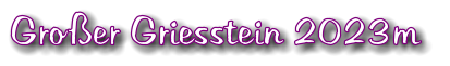 Groer Griesstein 2023m