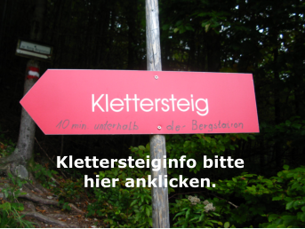 Klettersteiginfo bitte  hier anklicken.