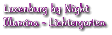 Laxenburg by Night  Illumina - Lichtergarten