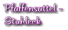 Pfaffensattel - Stuhleck