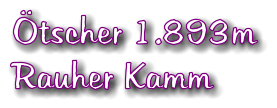 tscher 1.893m Rauher Kamm