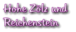 Hohe Zlz und  Reichenstein