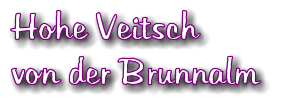 Hohe Veitsch von der Brunnalm