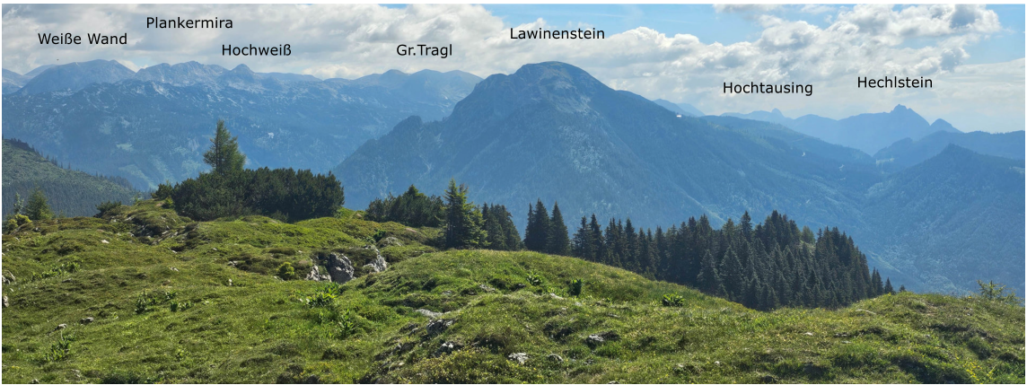Lawinenstein Gr.Tragl Hochtausing Hechlstein Wei�e Wand Plankermira Hochwei�